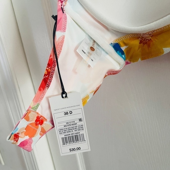 Shade & Shore Bikini Top Double Front Knot 38D - Picture 7 of 16